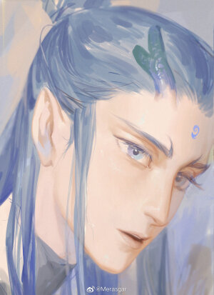 哪吒 敖丙 画师水印