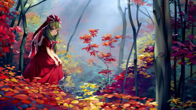 东方project 千年幻想乡 键山雏 转转 画师：鬼针草 pixiv ID：6049901