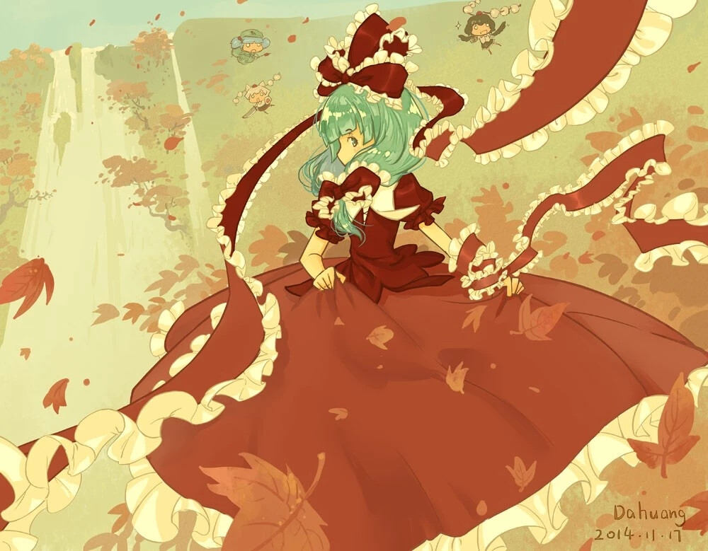 东方project 千年幻想乡 键山雏 转转 画师：oO大黄Oo pixiv ID：9892346