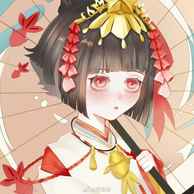 阴阳师 小神乐 自绘
【画博:莓莓糕】