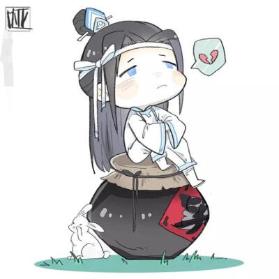 卡哇伊版魔道祖师夷陵老祖魏无羡魏婴蓝忘机蓝湛含光君忘羡