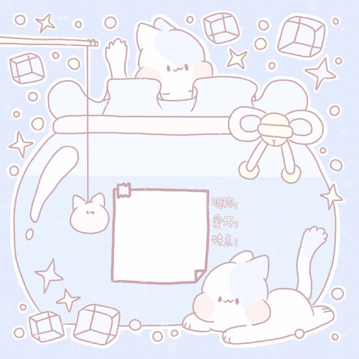 二维码背景 精致少女感 可爱