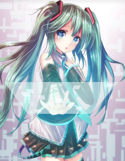 初音的头像，抱图留名₍˄·͈༝·͈˄*₎◞ ̑̑ᗦ↞◃