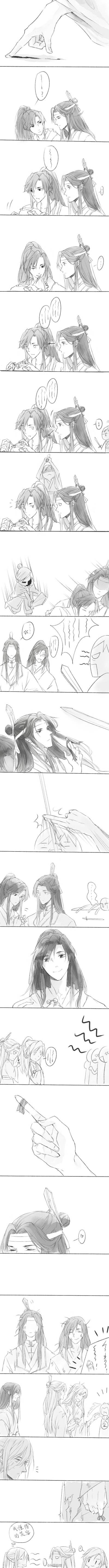 #魔道祖师 短漫 蓝忘机 魏无羡 忘羡
〔画师〕博斯藤壶