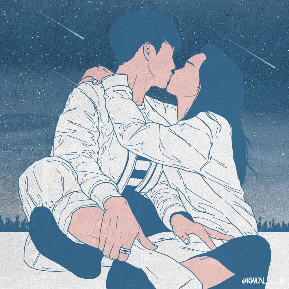 情侣插画