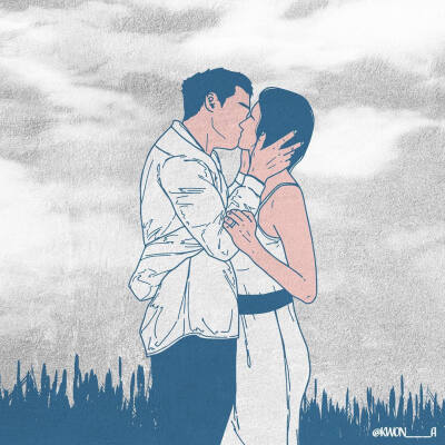 情侣插画