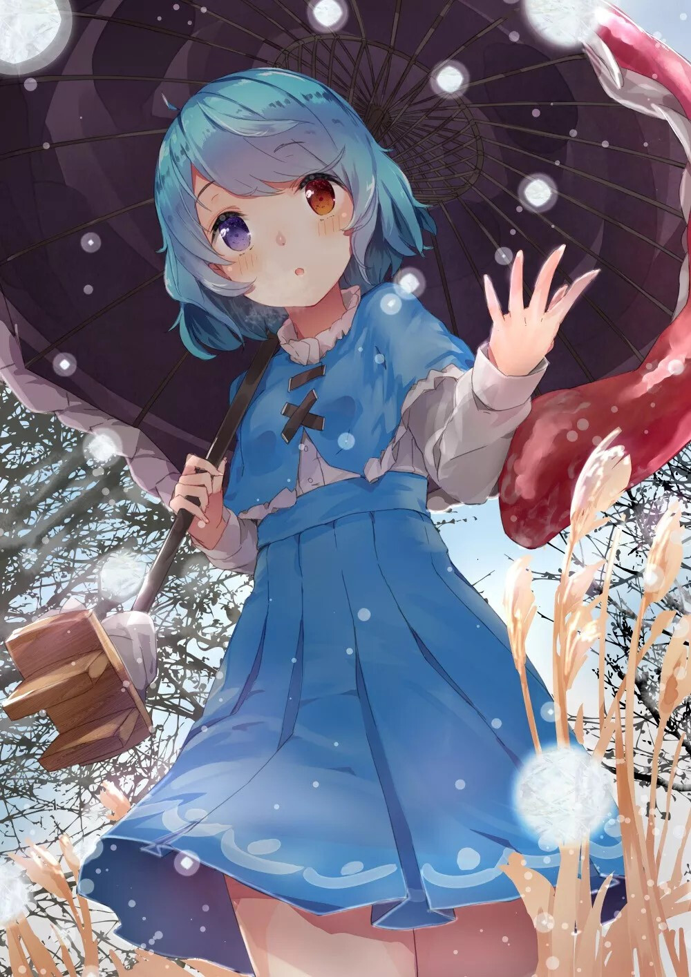东方project 千年幻想乡 多多良小伞 画师：ウラジロ pixiv ID：48784070