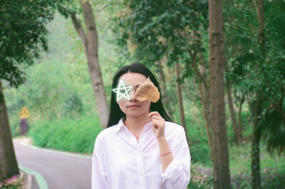 公园拍照姿势分享