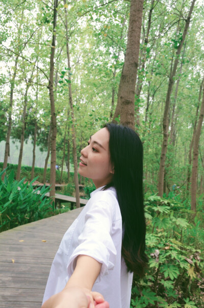 公园拍照姿势分享