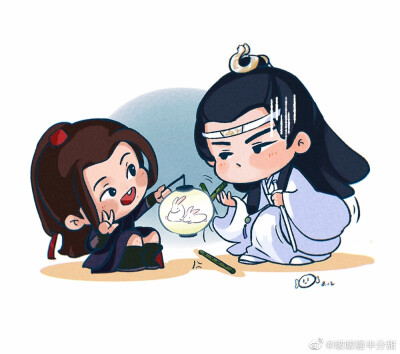 wb：啵啵糖半分甜