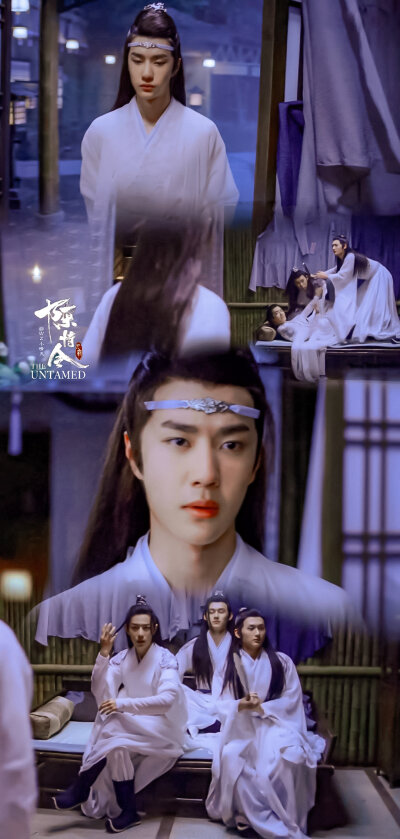 [cp]#博君一肖[超话]##陈情令#
＞截修 / 调色 禁二改 转载须注明出处！（戳原图保存）
陈情令×第六集截修 忘羡
“蓝湛，你过来，坐下，把这个酒喝了”
“蓝二，叫魏哥哥”“魏哥哥”
“抹额乃重要之物，非父母妻…