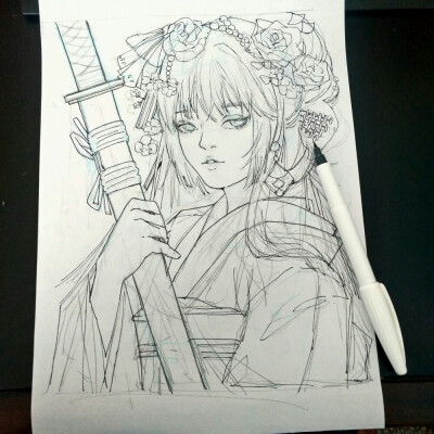 動漫画素描*ଯ( ॢᵕ꒶̮ᵕ)ॢഒ*☽˟