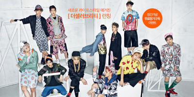 EXO12人时期
2013年 the celebrity magazine vol.01