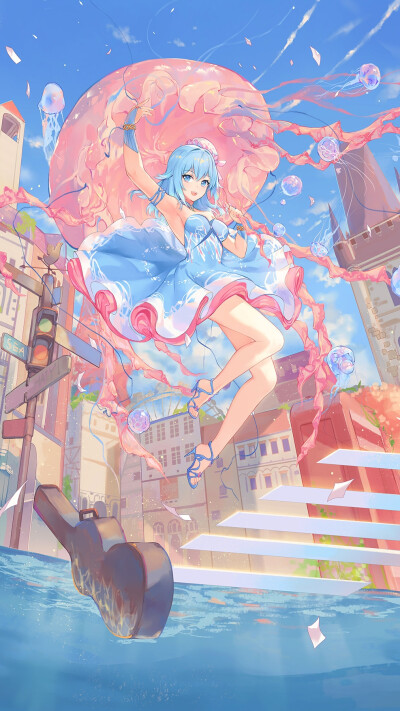 动漫壁纸'海伊
图源@微博'爱吃葱的V家小C，原作者@小原原原子Dan，多截，侵删