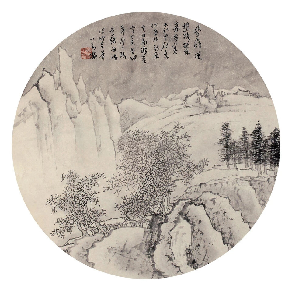 禅意山水画