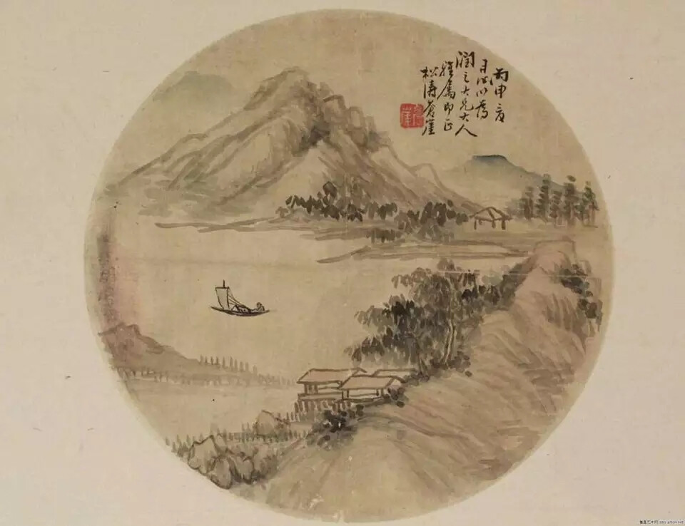 禅意山水画