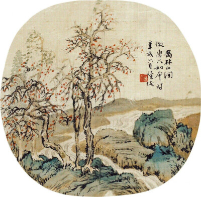 禅意山水画