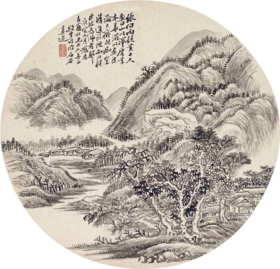 禅意山水画