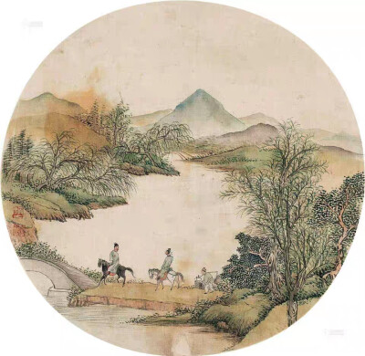 禅意山水画