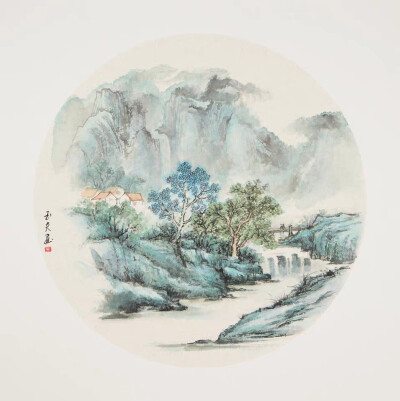 禅意山水画