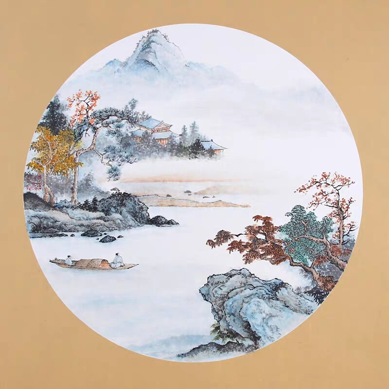 禅意山水画