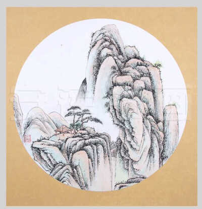 禅意山水画