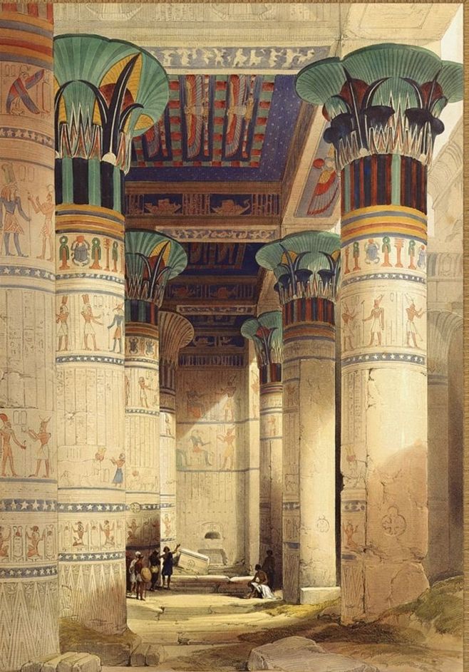 David Roberts 笔下的古埃及遗迹