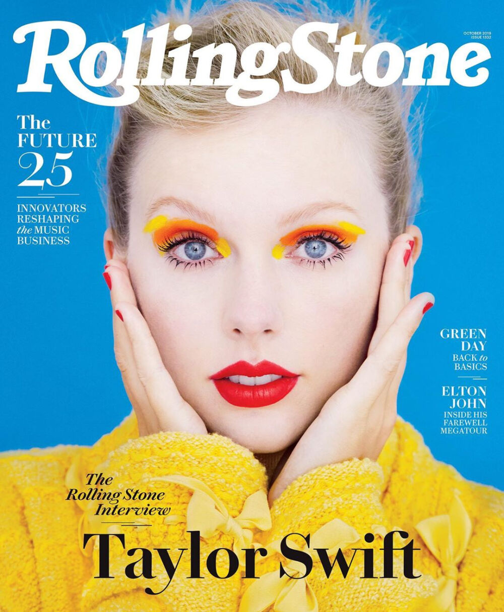 Taylor Swift 2019 Rolling Stones封面