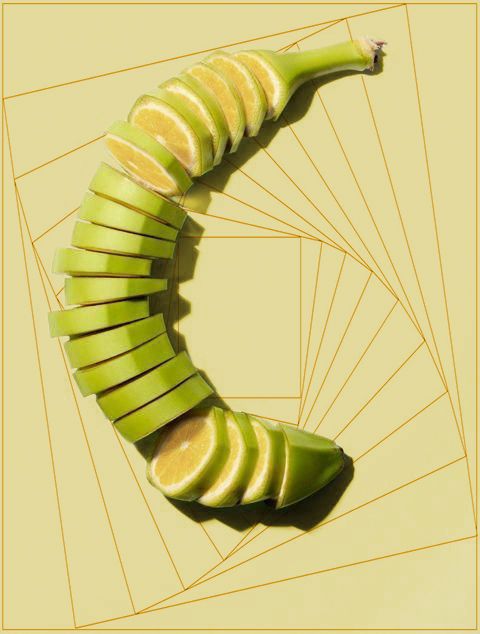 香蕉的延展图形图片