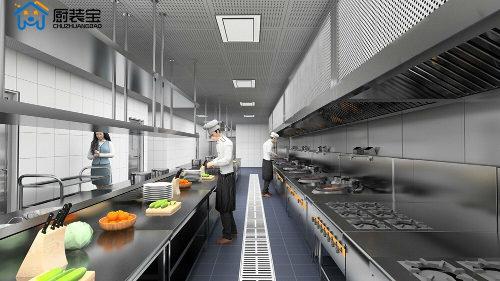 360°浏览商用厨房之烹饪间的设计风采
