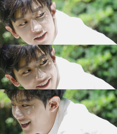 你笑起来真像好天气。 