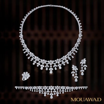 mouawad 钻石 耳环 戒指 手环 项链