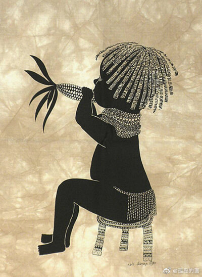 瑞典艺术家Heidi Lange ，蜡染非洲艺术 ​​​​