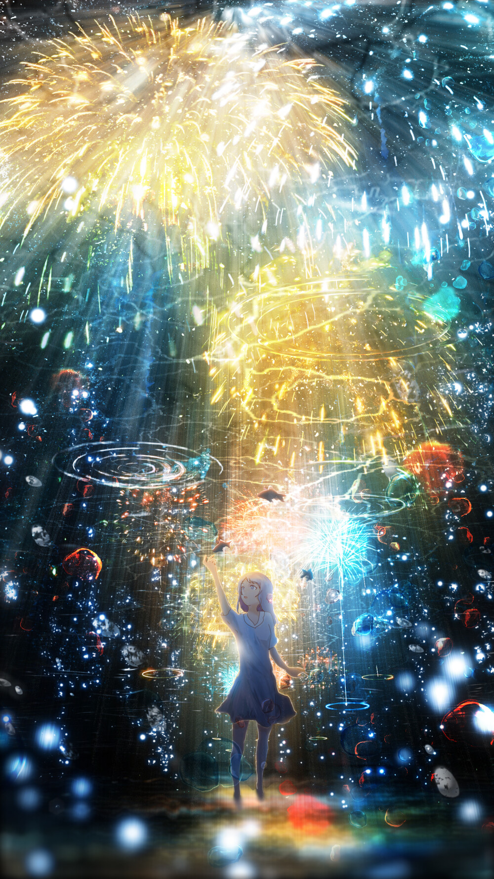 我仅是不愿，见寓意着圆满的合欢，晚景凄凉。