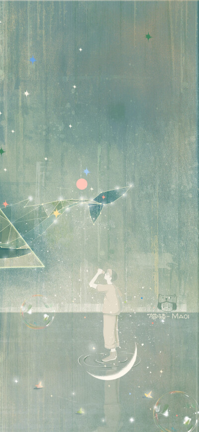 今天是治愈的绿色系 原创@猫矮Maoi