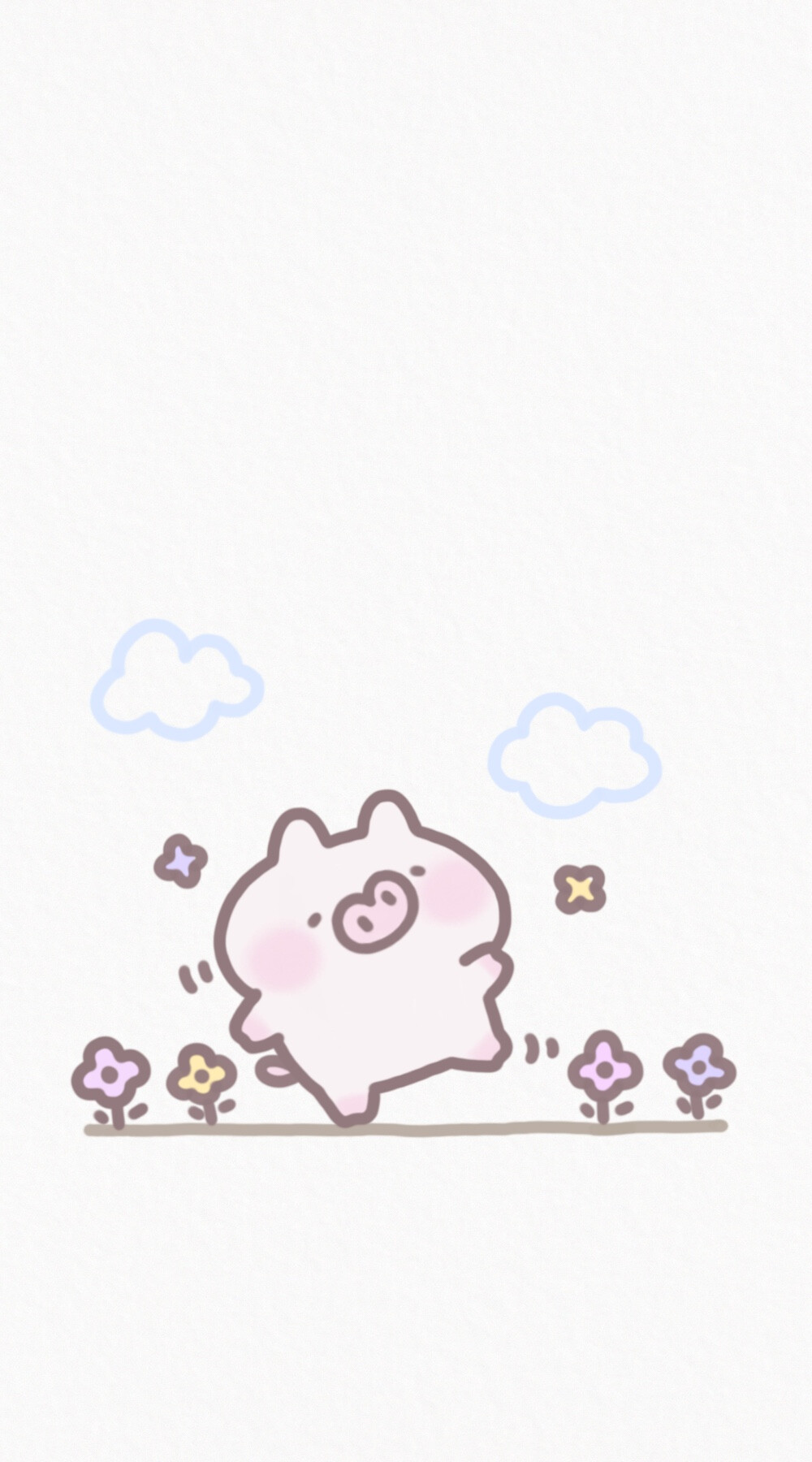 超可爱小猪壁纸 wb@一枚叫兔嗝儿的兔饼