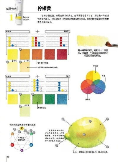 【日本绘画大师铃木辉实的水彩画配色心得】 ​