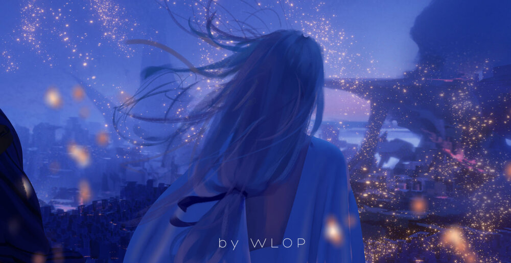 #鬼刀# 海琴帝国公主.海琴烟 插画师：wlop