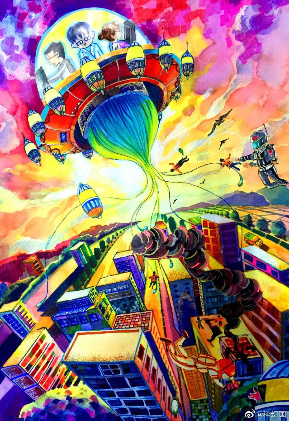 来自美术群分享