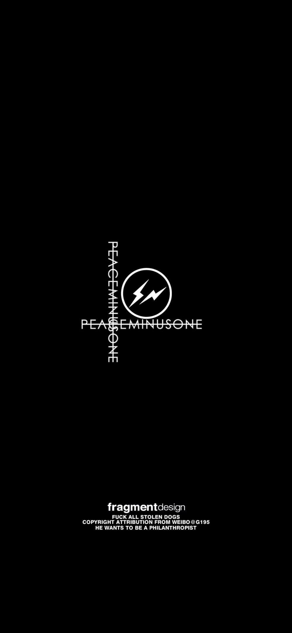 “藤原浩闪电x PEACEMINUSONE”