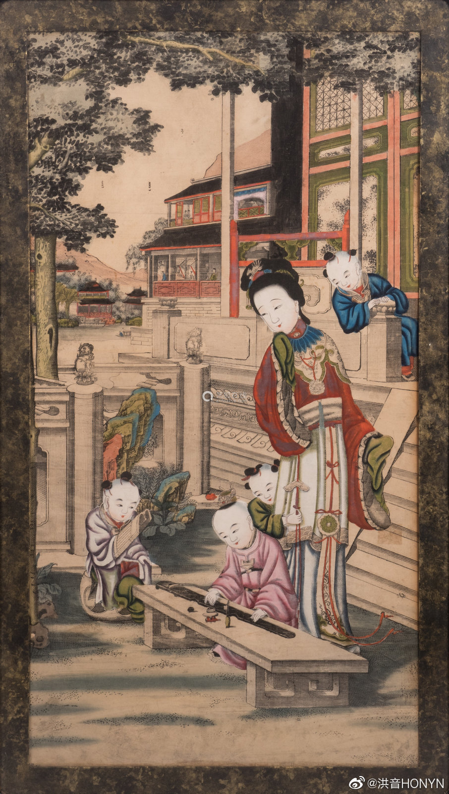 清代桃花坞版画人物非写实