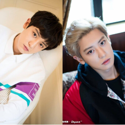 朴灿烈/灿烈在world knowledge forum上的场图4+和李秀满的握手1+不同时期的灿烈，一张图满足你两种选择