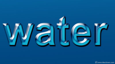 Water Text Styles；可以为您的所有文本产生更完美和有趣的效果，所有风格效果只需单击即可完成。