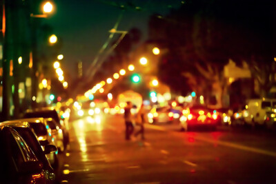 General 5616x3744 city urban bokeh city lights road