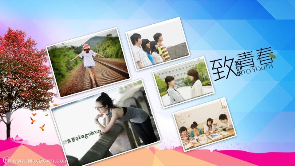 炫彩亮丽致青春毕业季PPT模板
模板获取：https://www.macdown.com/mb/9805.html
我怀念的致青春毕业季相册PPT模版，致我们终将逝去的青春,毕业季,用这个ppt来记录我们大学美好生活吧,回忆,总结没一瞬都那么珍贵,炫彩亮丽致青春毕业季PPT模板共有18页，均为精品，包含完整内容，框架，动态效果，生动简洁与众不同