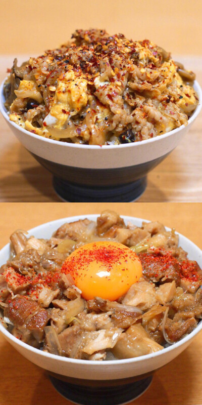 丼 满满的盖饭