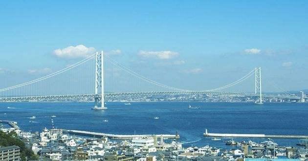 世界最长悬索桥～明石海峡大桥日本神卢