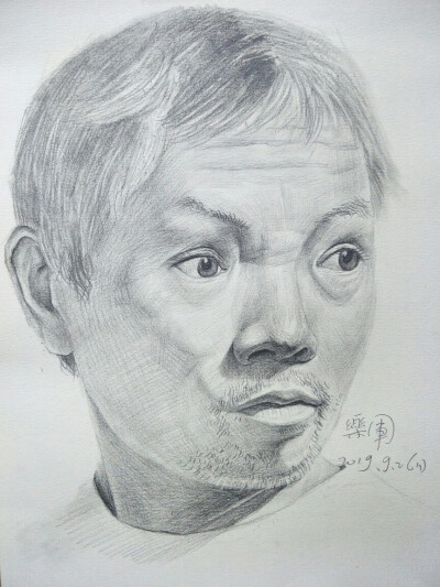 乐军素描人像