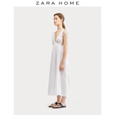 Zara Home 帝国式高腰睡裙 47601121250 499