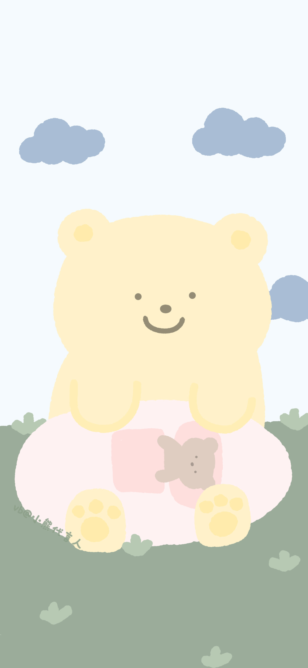 超可爱小熊壁纸 wb@小熊代言人